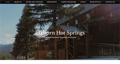 Desktop Screenshot of elkhornhotsprings.com